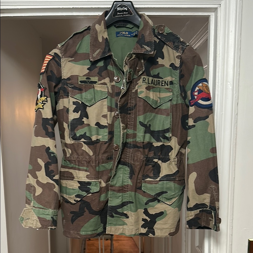 Ralph Lauren Camouflage Military Jacket
